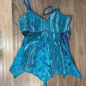 New Crushed Velvet Handkerchief Maternity Camisole